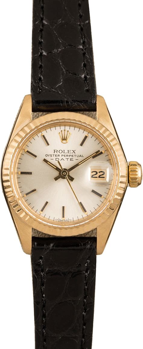 rolex ladies leather strap|best leather strap for Rolex.